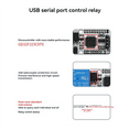 thumbnail image 6 of Relay Module 2 Channel USB to CH340 Serial Control Relay Module Optocoupler Protection TYPEC Interface Module DSTUR-T20, 6 of 8