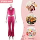 thumbnail image 3 of 3 uds. Traje rosa para niñas, estilo Retro, estampado de estrellas, traje de fiesta de un solo pecho FLhrweasw Nuevo, 3 of 9