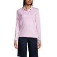 thumbnail image 2 of Lands' End School Uniform Women's Long Sleeve Feminine Fit Interlock Polo Shirt, 2 of 2
