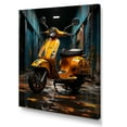 thumbnail image 2 of Designart "Escape On Two Wheels I" Scooter Wall Art Living Room, 2 of 7