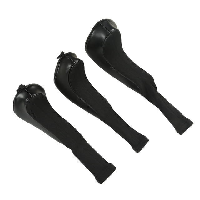 Housses de Tête de Club de Golf, 3 Pcs Housse de Tête de Bâton en Bois de Club de Golf Housse de Tête de Repère de Golf Performance Inégalée