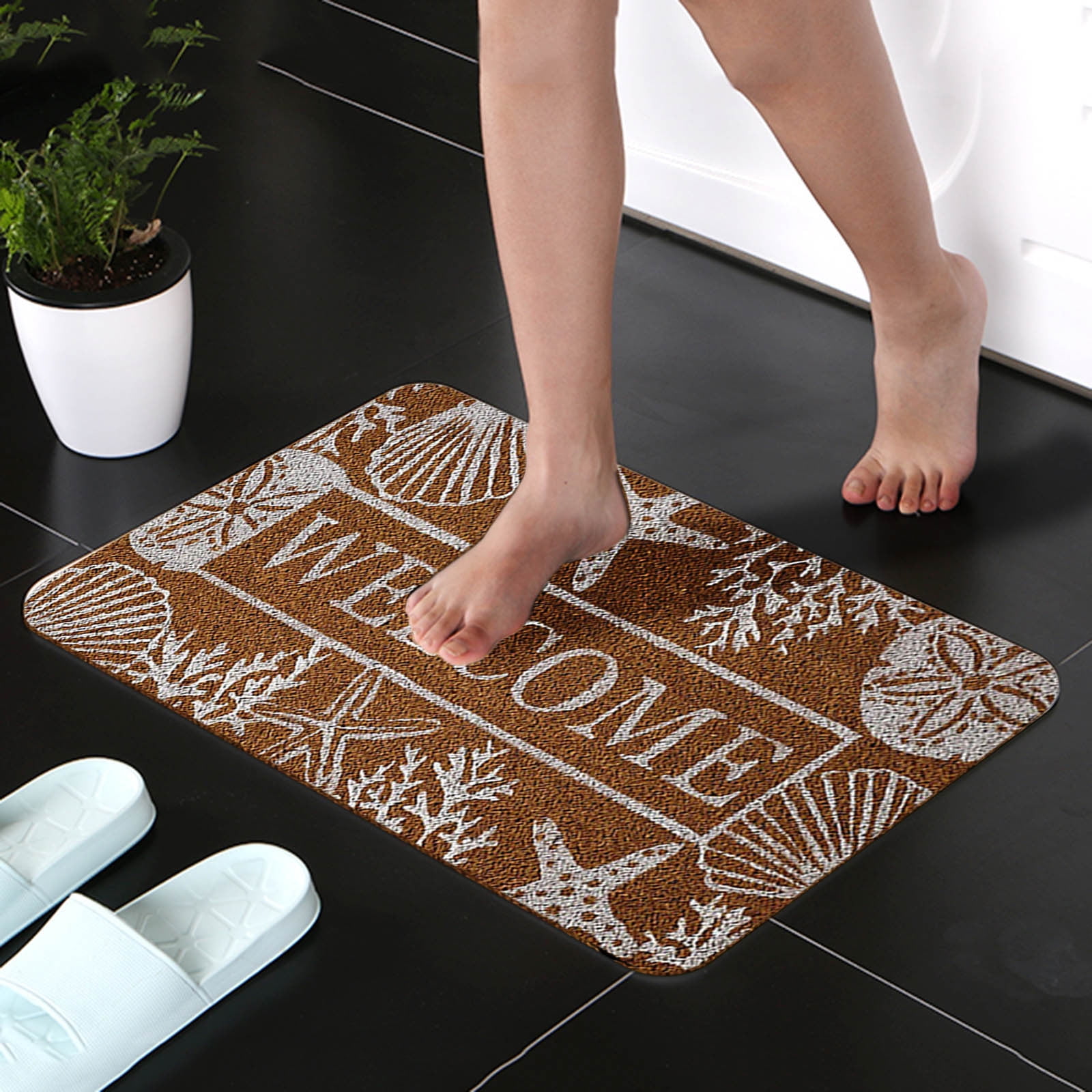 MIARHB To Entry Floor Mats Foyer Kitchen Absorbent Mats Carpet