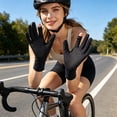 thumbnail image 6 of Sunscreen Gloves UV Protection Cooling Gloves Breathable Touch Screen Anti Slip Lightweight Fit, Comfortable Stretch Quick Dry Design, for driving cycling hiking outdoor summer use, 6 of 6