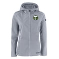 thumbnail image 2 of Women's-Cutter & Buck  Gray Portland Timbers Evoke Eco Softshell Recycled Full-Zip Jacket, 2 of 3