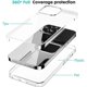 thumbnail image 3 of 360 Full Body Case For iPhone 15 14 Pro Max 13 12 Pro 11 XS Double Side Silicone TPU Transparent Cover Soft Phone Case, 3 of 4