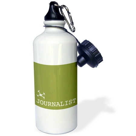 3dRose Small Green Drone of journalist and photographer, Sports Water Bottle, 21oz 3dRose Small Green Drone of journalist and photographer, Sports Water Bottle, 21oz