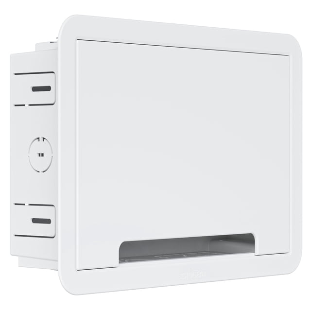 ECHOGEAR Caja multimedia empotrada en la pared para TV de 9" compatible con WiFi