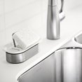 thumbnail image 2 of Kohler 6377-Chr 6-5/16 X 3-1/8 X 1-5/8 Charcoal/Stainless Steel Sponge Caddy, 2 of 2