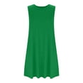thumbnail image 6 of ameIAEA Girls Summer Casual Tank Dress Kids Sleeveless Loose Sundress with Pockets 5-15Years, 6 of 7