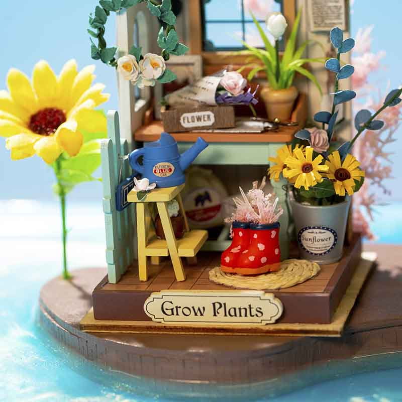Rolife 3D Wooden Puzzle Dreaming Terrace Garden DIY Miniature House