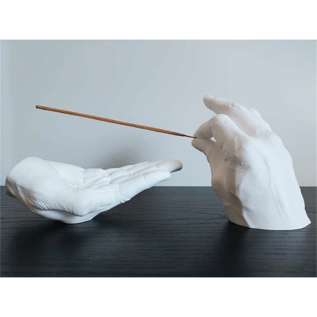 WINDLAND Serenes Meditations Hand Incenses Stick Holder with Ashes Catchers Incenses Stick Burners for Relaxation Home Decoration