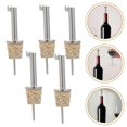 thumbnail image 2 of 6 Pcs Stainless Steel Oiler Wine Cork Spout Liquor Bottle NoSZBSle Cork Pourer Whiskey Pour Spout Liquor Pourers SZBS, 2 of 4