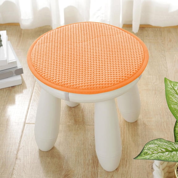 Outoloxit Round Stool Cushion 16 Inch, Thickened Sponge Seat Pad with Soft Flock Cover, Multi-Purpose Floor & Chair Pillow for Office, Gaming, Meditation