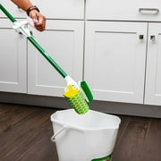 Libman Nitty Gritty Sponge Mop with Scrub Brush and Steel Handle