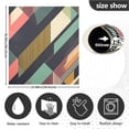 thumbnail image 5 of Yayeee Magnetic Dishwasher Cover for The Front Decoration Home Kitchen Machine Sticker Protector, Green Geometric, 5 of 6