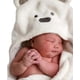 thumbnail image 4 of ZHAOCHENG Toalla con capucha para bebé, manta de baño, poncho de forro polar coral suave, adecuado para recién nacidos, niñas y niños, bata de baño con orejas, hipoalergénica, tigre amarillo, 4 of 4