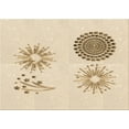 thumbnail image 1 of Ahgly Company Machine Washable Indoor Rectangle Transitional Brown Sand Brown Area Rugs, 5' x 7', 1 of 7