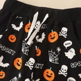 thumbnail image 5 of TOWED22 Baby Boy Halloween Outfit Pumpkin Sweatshirt Drawstring Long Pants Toddler Fall Clothes,Beige,5-6 Y, 5 of 7