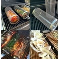 thumbnail image 2 of Rungungde BBQ Net Tube - Rolling Grilling Basket, Greatest Basket Ever, Stainless Steel Wire Mesh Cylinder Grill Portable Outdoor Camping Non-stick Barbecue Bag for Fish Vegetable (1pc/7.87in), 2 of 8