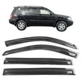 thumbnail image 2 of Ikon Motorsports Compatible with 01-07 Toyota Highlander Acrylic Window Visors Vent Windshield Deflector Rain Guard 4Pc Set Outside Mount 2001 2002 2003 2004 2005 2006 2007, 2 of 9