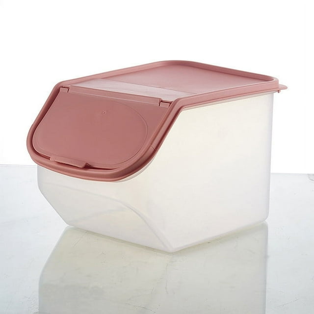 Dvkptbk Storage Container Kitchen Rice Fruit Storage Box Barrel Grain Large Capacity Dry Grain Home & Garden
