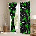 thumbnail image 3 of Feelyou Modern Motorcycle Print Black Out Curtains for Kid, Est Sleep Sports Curtains Pack of 2 (42x63 Each), Cartoon Stars Print Bedroom Curtains, Black Out Curtains Decor, 3 of 6