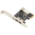 thumbnail image 2 of Oubit PCIE Firewire A Card,PCIE 1X to 1394A PC C'est à Dire Firewire Card Ports PCIE Firewire Design Révolutionnaire, 2 of 9