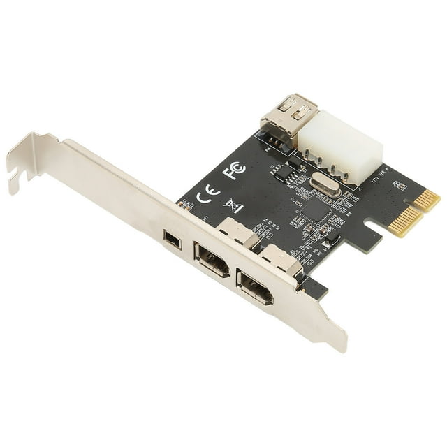 Ports PCIE Firewire A Card,PCIE 1X to 1394A A Firewire Adapter Card PC Ie Firewire Card High-Intensity Output