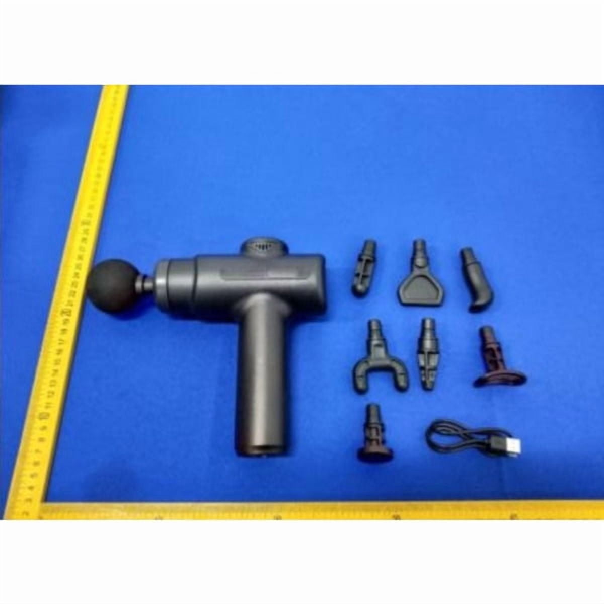 Massage Gun Deep Tissue Percussion Massager for Athletes, Handheld Body Back Muscle Massager Gun with 8 Massage Heads