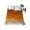orange, variant on King Size Flat Sheet Only, Navy Blue Ombre Soft Brushed Microfiber Bed Sheets, Modern Moire Wave Gradient Hotel Quality Breathable Bedding Top Sheet, Easy Care, 105"x98"