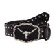 thumbnail image 4 of Cinturón para mujer Yuyangstore punk ancho 1,5 pulgadas con hebilla de metal, 4 of 8