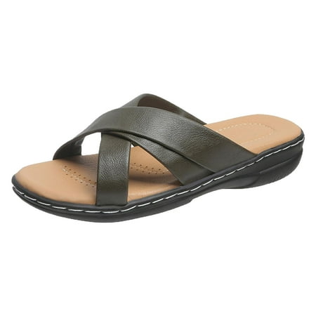 

Women s Wedge Sandals for Summer Lightweight Soft Vamp Platform Slip-on Slipper Casual Cutout Vintage Slides Bohemia Beach Sandals