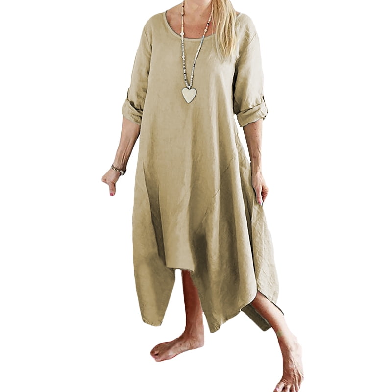walmart linen dress