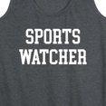 thumbnail image 3 of Instant Message - Girls & Sports - Sports Watcher - Women's Racerback Tank Top, 3 of 6