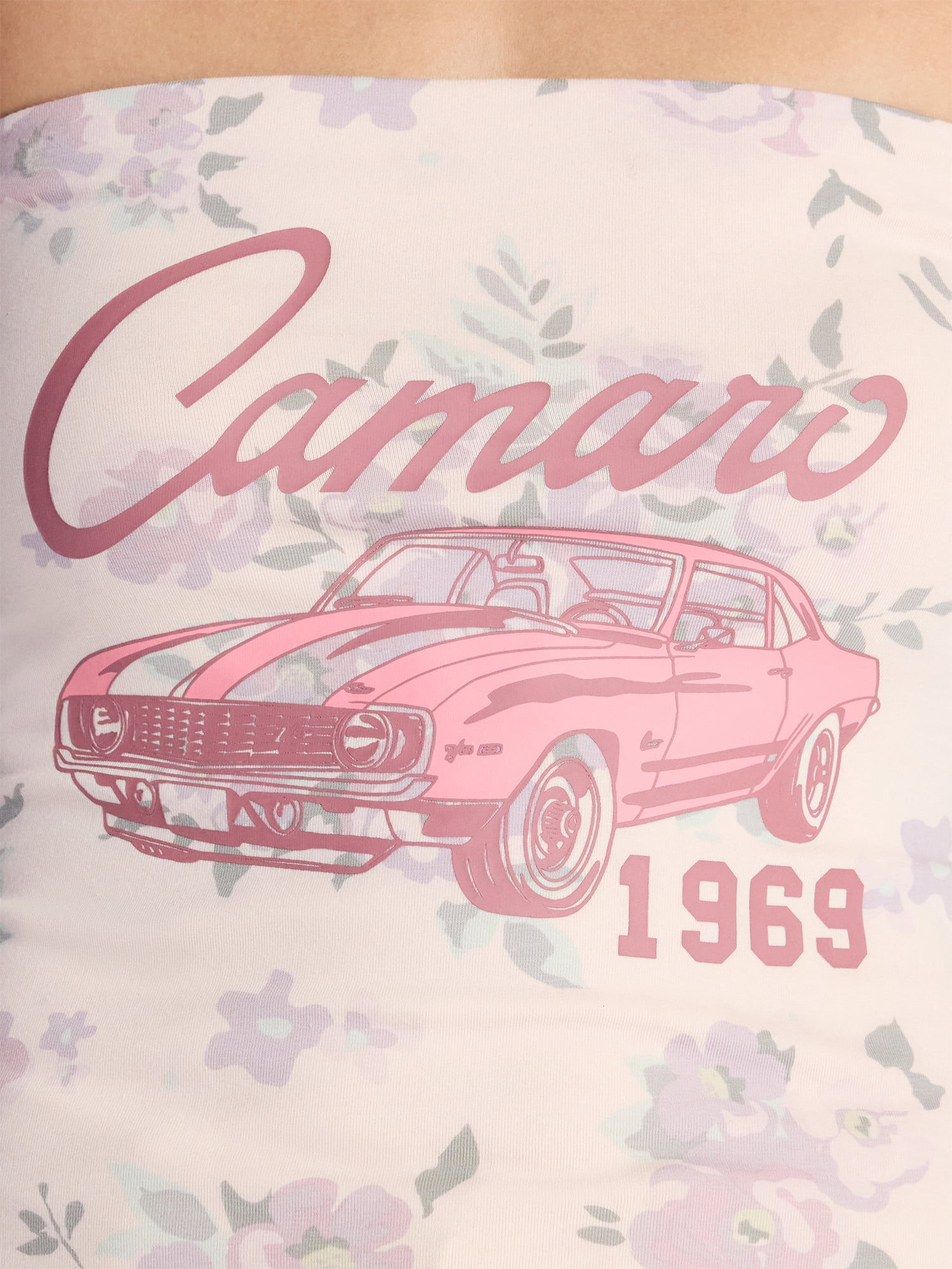 Chevrolet Women’s Camaro 1965 Graphic Tube Top, Sizes XXS-XXL
