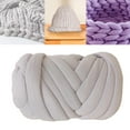 thumbnail image 6 of 1.5kg Chunky Yarn Bulky Yarn Washable Tube Giant Soft Yarn Arm Knitting Yarn Weight Yarn Jumbo Tubular Yarn for Baskets Sweaters DIY Pet Bed Gray, 6 of 8