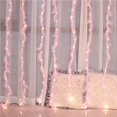 thumbnail image 2 of ziyahi 3X2M 200leds Feather Curtain String Light Remote Control USB String Light Xmas Party Home Wedding Garden Christmas Decorations, 2 of 9