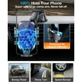 thumbnail image 3 of [True Military-Grade] Car Phone Holder【2024 Stronger Suction & Clip】 Universal Cell Phone Holder for Car Mount for Dashboard Windshield Air Vent for iPhone 15 14 13 Pro Max Samsung,Sapphire Blue, 3 of 14