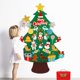 thumbnail image 2 of Proveedor profesional de decoración para fiesta de Navidad de fábrica, adornos desmontables actualizados, 30 Uds., árbol de Navidad de fieltro DIY, 2 of 4
