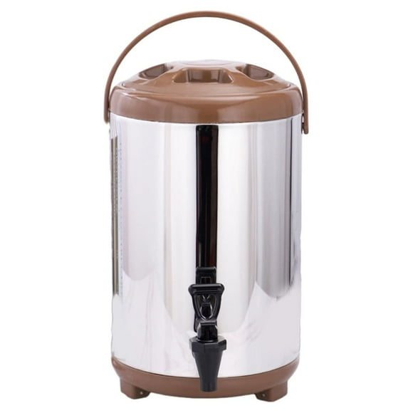 Billuyoard Compartimiento de almacenamiento de cubo de leche de gran capacidad exquisito y práctico para una aplicación conveniente en el hogar Teteras cubierta de café de acero