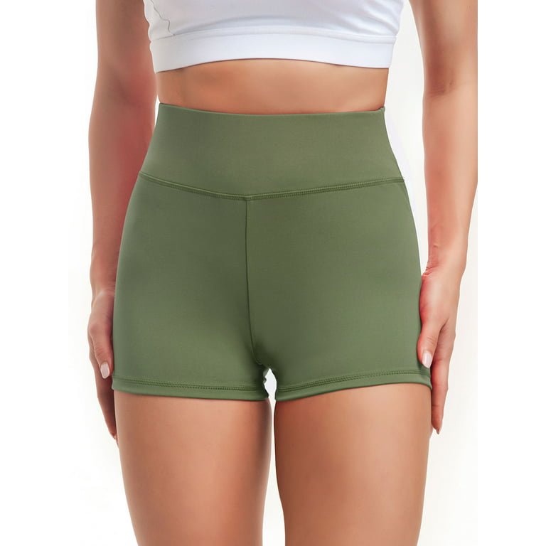YouLoveIt Women's High Waisted Yoga Shorts Ruched Butt Lifting