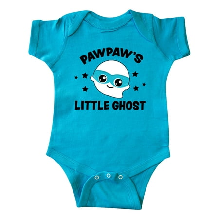

Inktastic Cute Pawpaw s Little Ghost with Stars Gift Baby Boy or Baby Girl Bodysuit