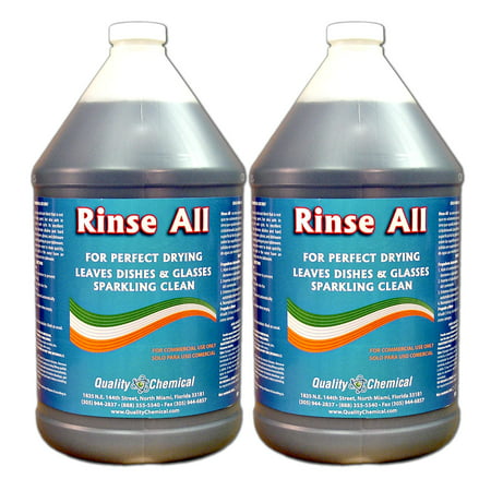 Rinse All - Commercial Industrial Grade Rinse Aid - 2 gallon