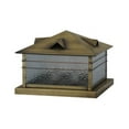 thumbnail image 5 of Meyda Tiffany 146885 Arrowhead 2 Light 11" Tall Pier Mount Post Light - Brass, 5 of 6