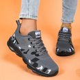 thumbnail image 5 of Breathable Knit Sneakers for Women Men, Lightweight Flexible Running Shoes with Camo Print, Comfortable Fashion Sport Walking Athletic Shoes, 5 of 7