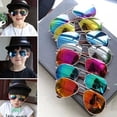 thumbnail image 1 of Gafas de sol para niños y niñas, gafas de sol para bebés y niñas con protección UV, reflectoras de colores, 1 of 5