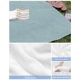 thumbnail image 6 of Vintage Haze Blue Beach Towels Oversized Super Absorbent,Farmhouse Retro Solid Color Linen Texture Lightweight Bath Towel Quick Dry Sets For Bathroom/Pool/Rv Camping/Beach Play/Gym Room 35"x70", 6 of 8
