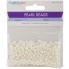 Craft Medley Pearl Acrylic Beads - Ivory, 5 mm, Package of 265
