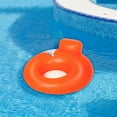 thumbnail image 2 of Pool Central 48" Inflatable 1-Person Swimming Pool Inner Tube Lounger Float - Orange, 2 of 6