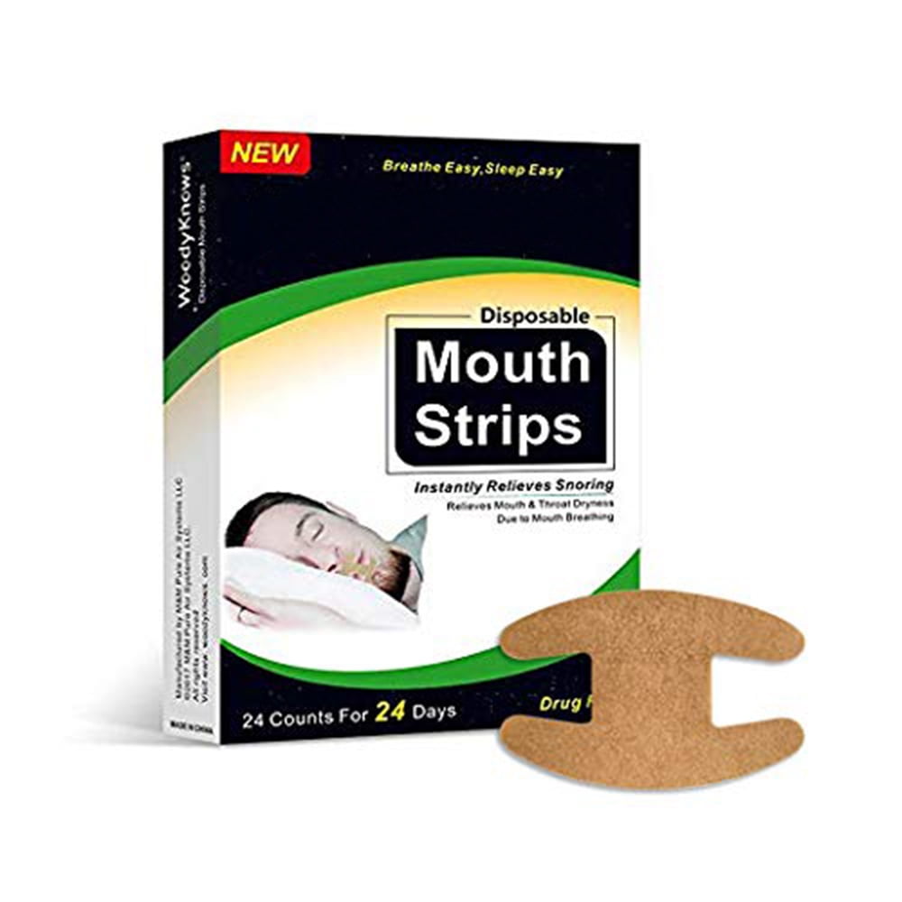 Walmeck Snoring Sleep Strips Disposable Mouth Strips Tape Reduce Mouth